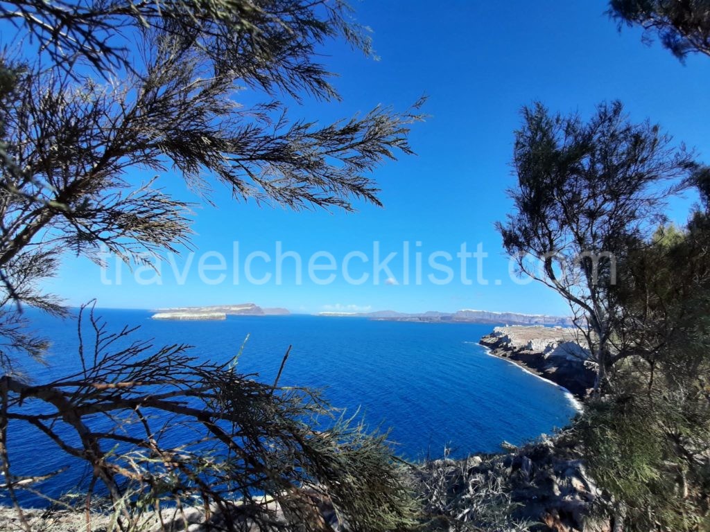 view from Akrotiri,Light house, Santorini