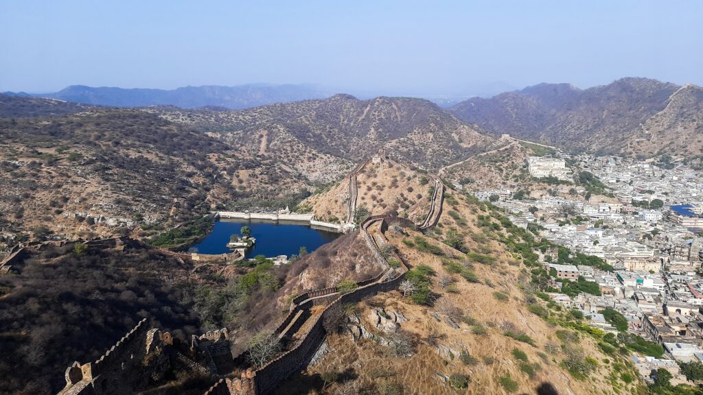 Jaigharh Fort overlooking city
