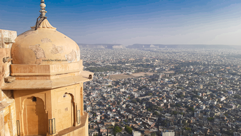 Jaipur city view from Nahargarh fort